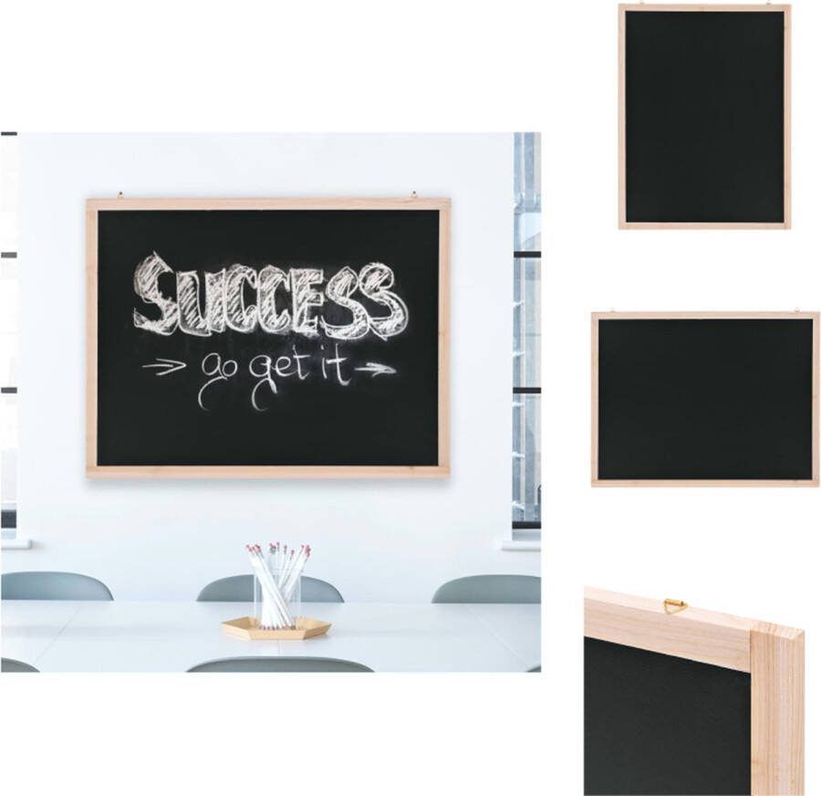 VidaXL Wandbord Houten 60 x 80 cm Massief cederhout Bord