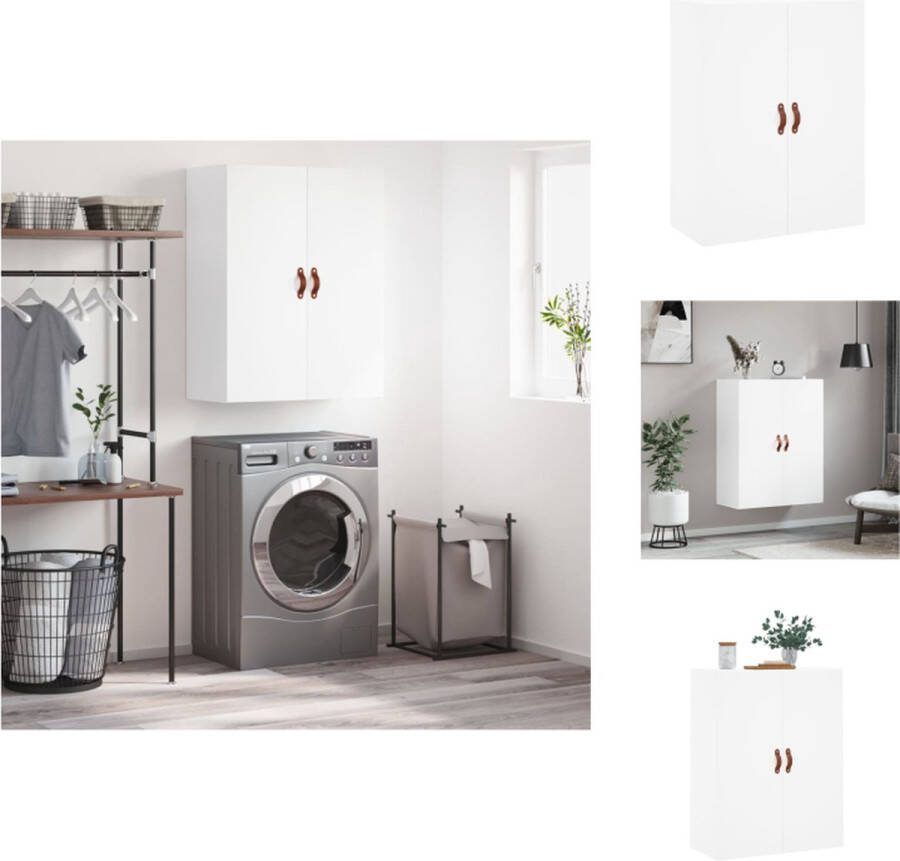 VidaXL Wandgemonteerde Kast Elegant Opbergkast 69.5 x 34 x 90 cm (B x D x H) Duurzaam Keukenkast