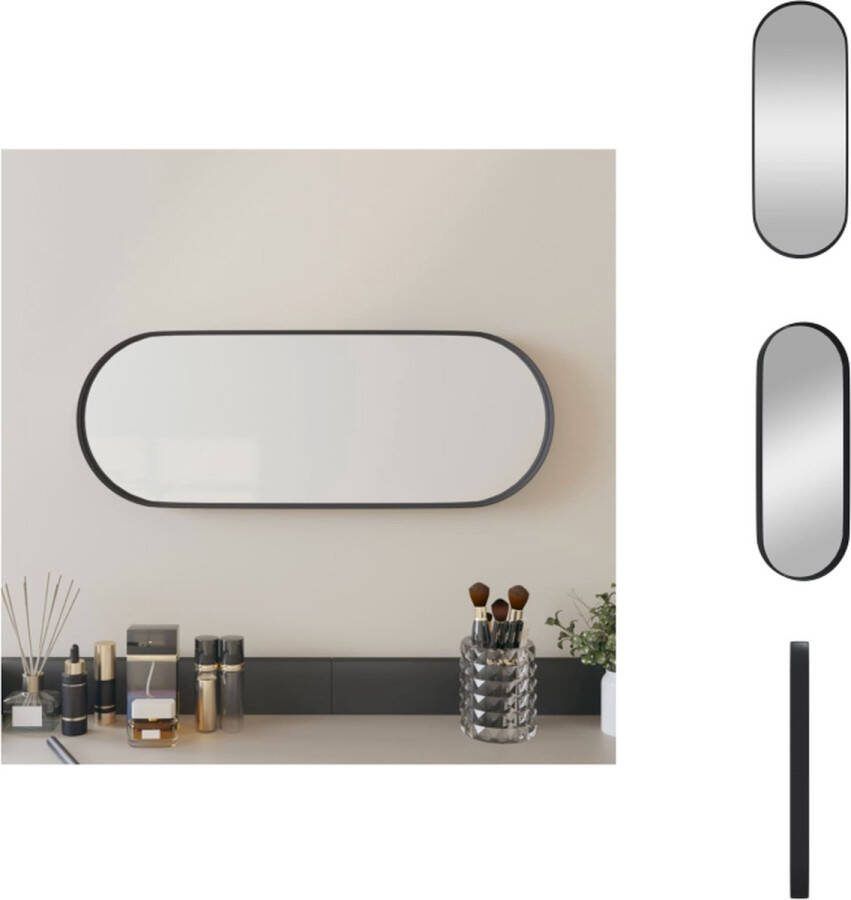 VidaXL Wandgemonteerde Spiegel Klassiek Ontwerp Roestbestendig Frame Duidelijke Weerspiegeling Veelzijdige Toepassingen 15 x 40 cm Spiegel