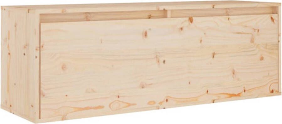 VidaXL -Wandkast-100x30x35-cm-massief-grenenhout