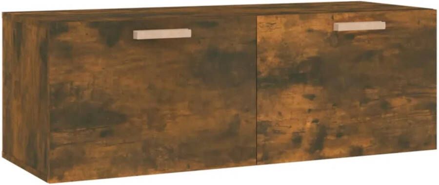 VidaXL Wandmeubel 100x36 5x35 cm bewerkt hout gerookt eikenkleurig