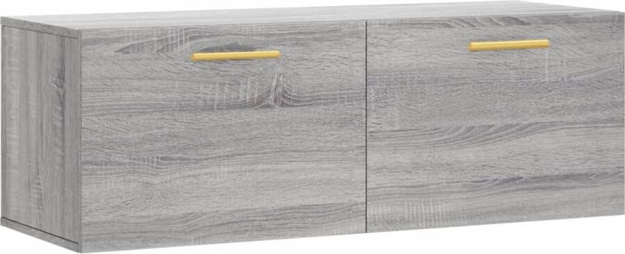 VidaXL -Wandkast-100x36 5x35-cm-bewerkt-hout-grijs-sonoma-eikenkleurig