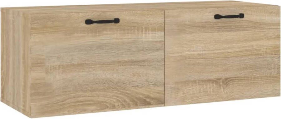 VidaXL -Wandkast-100x36 5x35-cm-bewerkt-hout-sonoma-eikenkleurig