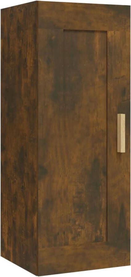 VidaXL -Wandkast-35x34x90-cm-bewerkt-hout-gerookt-eikenkleurig