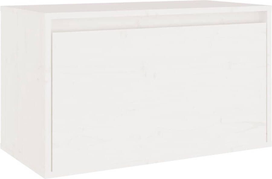 VidaXL -Wandkast-60x30x35-cm-massief-grenenhout-wit