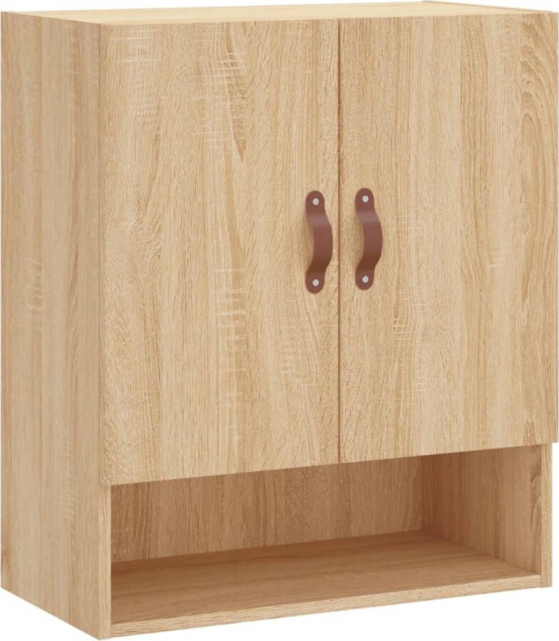 VidaXL -Wandkast-60x31x70-cm-bewerkt-hout-sonoma-eikenkleurig