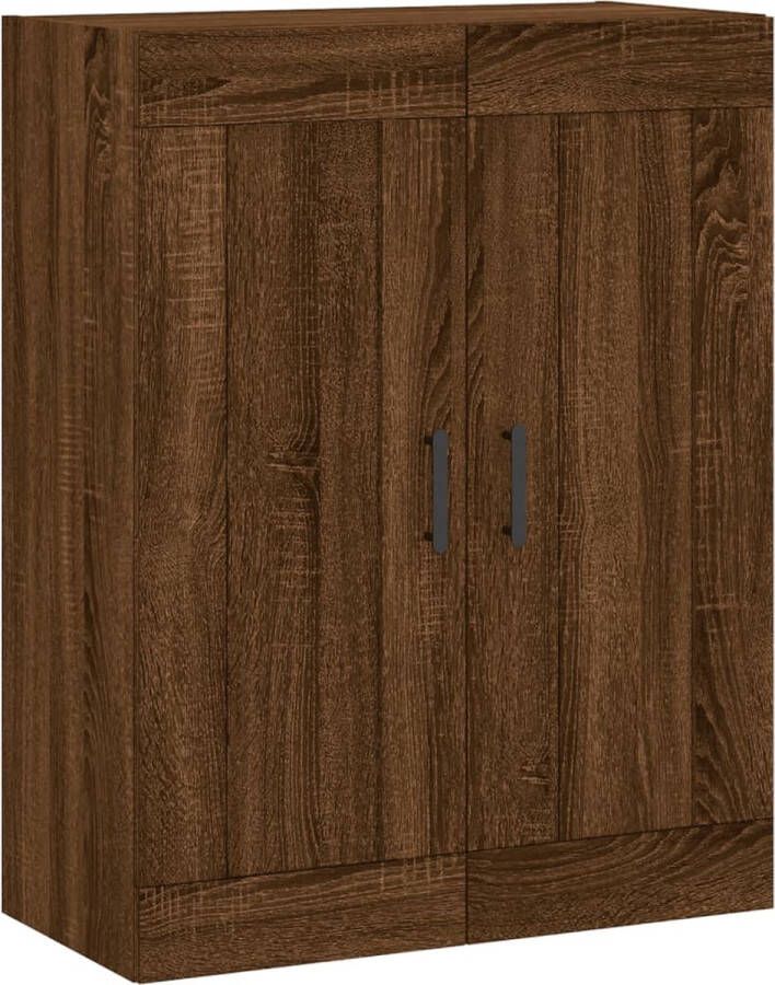 VidaXL -Wandkast-69 5x34x90-cm-bewerkt-hout-bruineikenkleurig