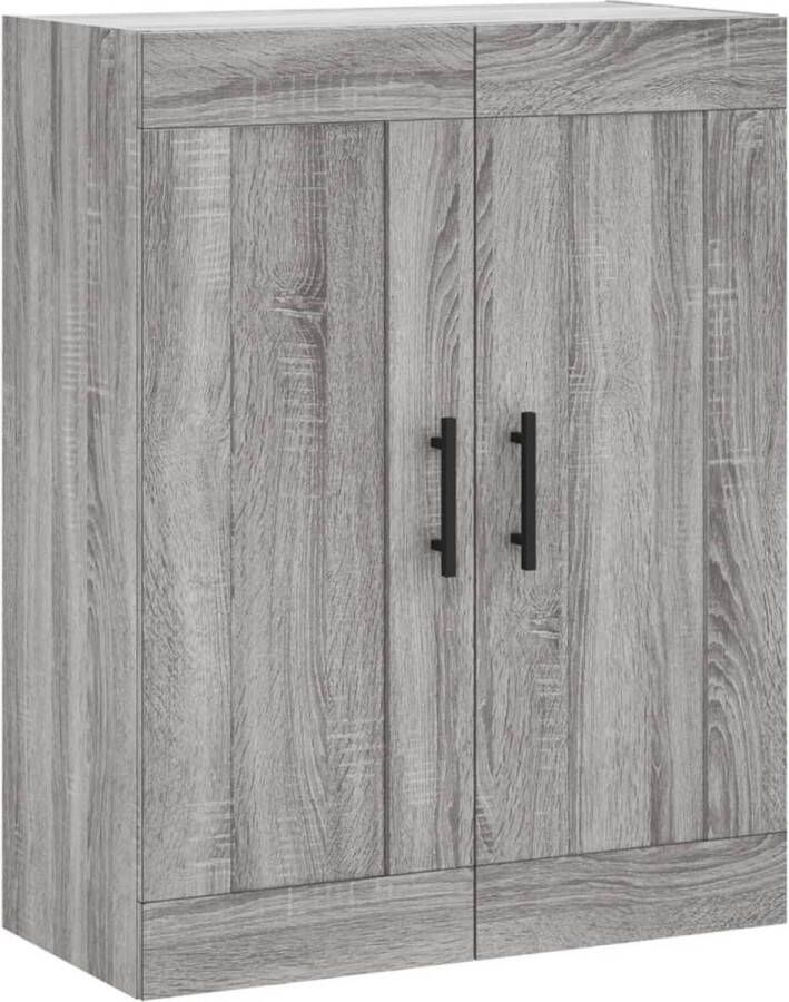 VidaXL -Wandkast-69 5x34x90-cm-bewerkt-hout-grijs-sonoma-eikenkleurig