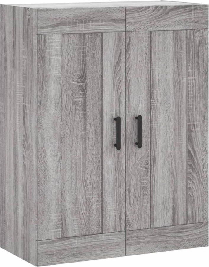 VidaXL -Wandkast-69 5x34x90-cm-bewerkt-hout-grijs-sonoma-eikenkleurig