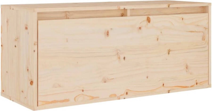 VidaXL Prolenta Premium Wandkast 80x30x35 cm massief grenenhout