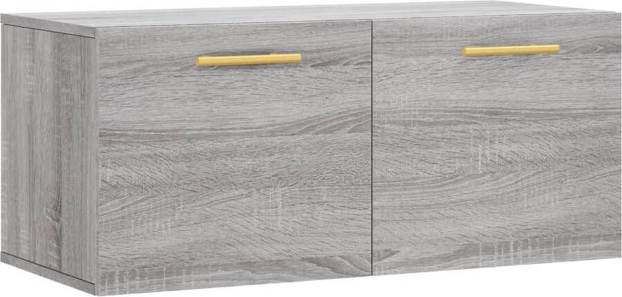 VidaXL -Wandkast-80x36 5x35-cm-bewerkt-hout-grijs-sonoma-eikenkleurig