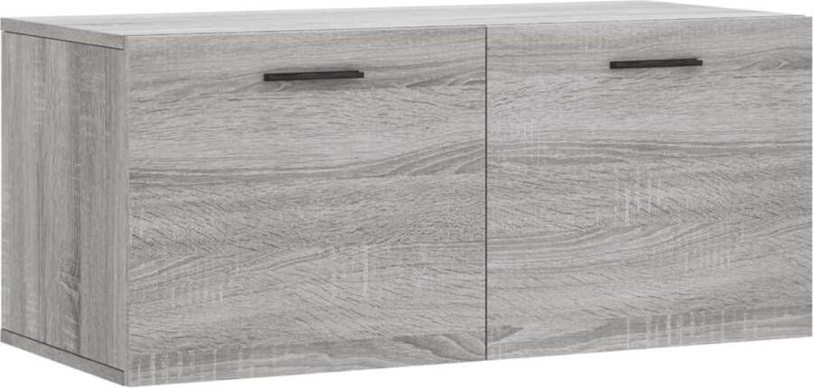 VidaXL -Wandkast-80x36 5x35-cm-bewerkt-hout-grijs-sonoma-eikenkleurig