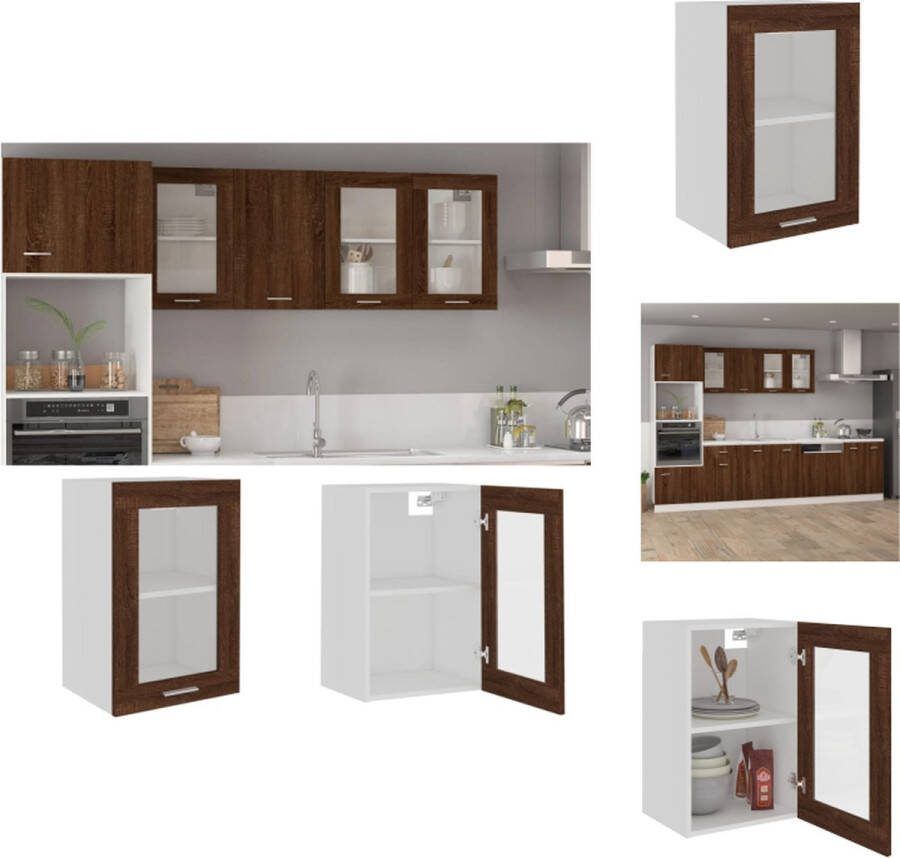 VidaXL Wandkast Keukenkast 40x31x60cm Duurzaam bewerkt hout Keukenkast