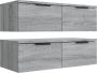 VidaXL -Wandkasten-2-st-68x30x20-cm-bewerkt-hout-grijs-sonoma-eiken - Thumbnail 2