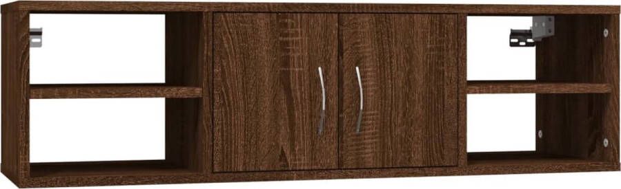 VidaXL -Wandschap-102x30x29-cm-bewerkt-hout-bruineikenkleurig