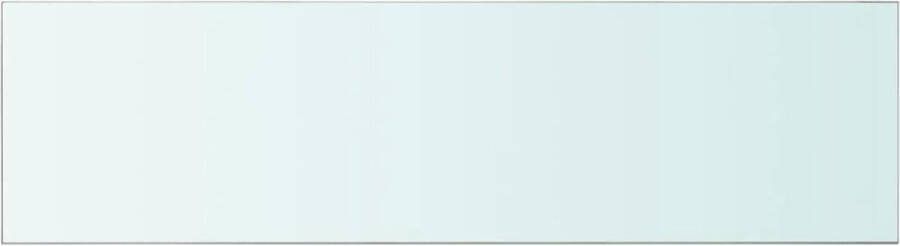 VidaXL -Wandschap-transparant-110x30-cm-glas