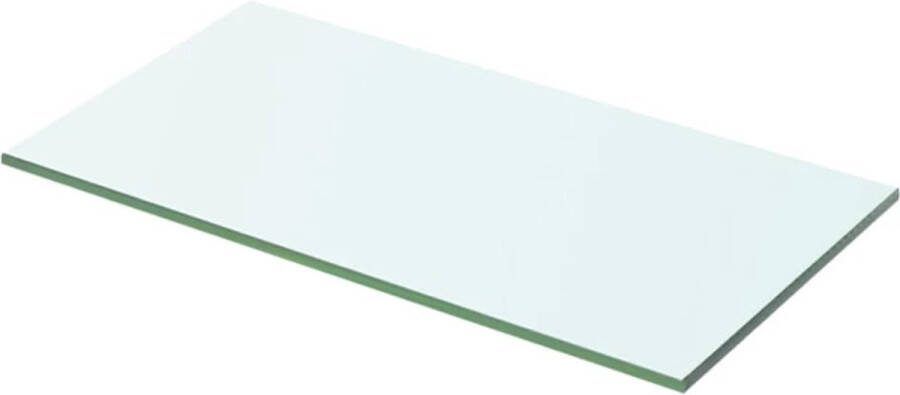 VidaXL -Wandschap-transparant-50x20-cm-glas