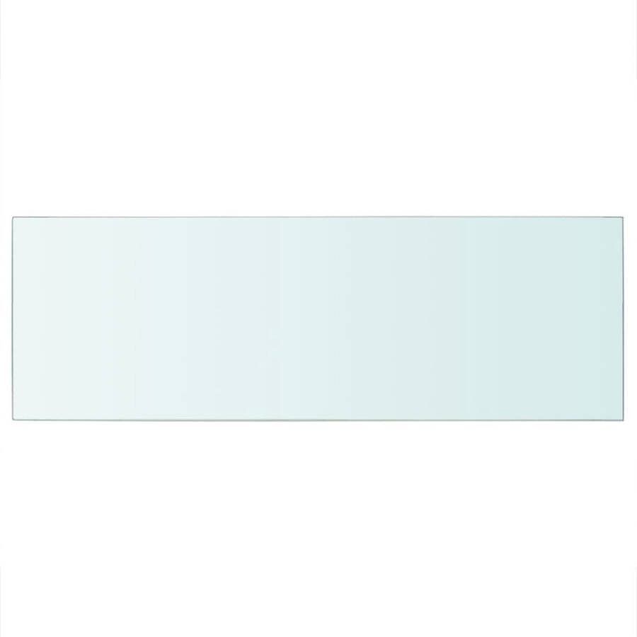 VidaXL -Wandschap-transparant-70x25-cm-glas