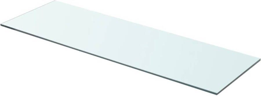 VidaXL -Wandschap-transparant-80x25-cm-glas