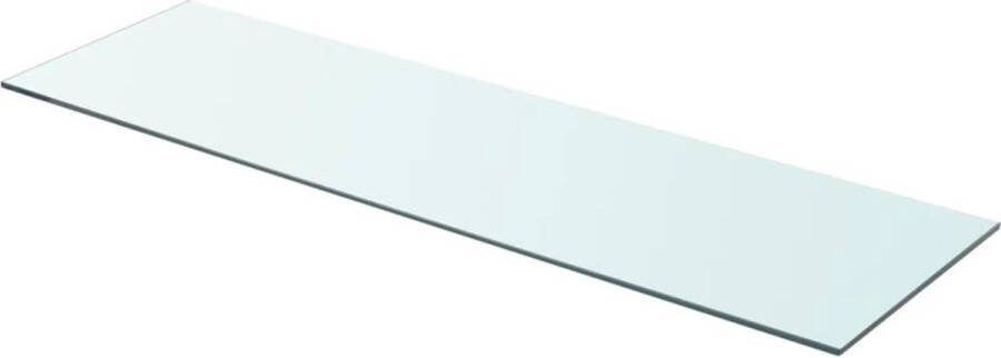 VidaXL -Wandschap-transparant-90x25-cm-glas
