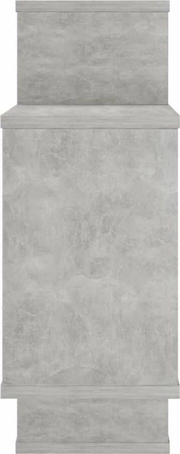 VidaXL Wandschappen 104x20x60 cm spaanplaat betongrijs VDXL_800328