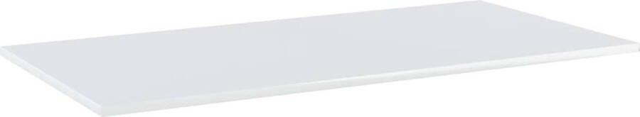VidaXL Wandschappen 4 st 100x50x1 5 cm bewerkt hout hoogglans wit