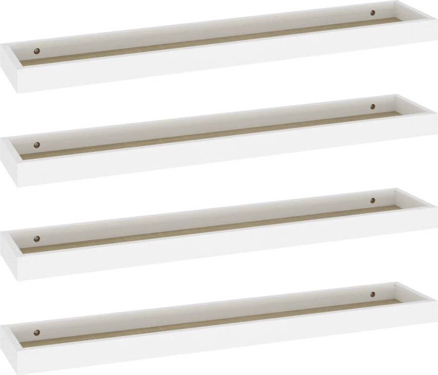VidaXL -Wandschappen-4-st-Loggia-80x15x4-cm-MDF-eikenkleurig-en-wit