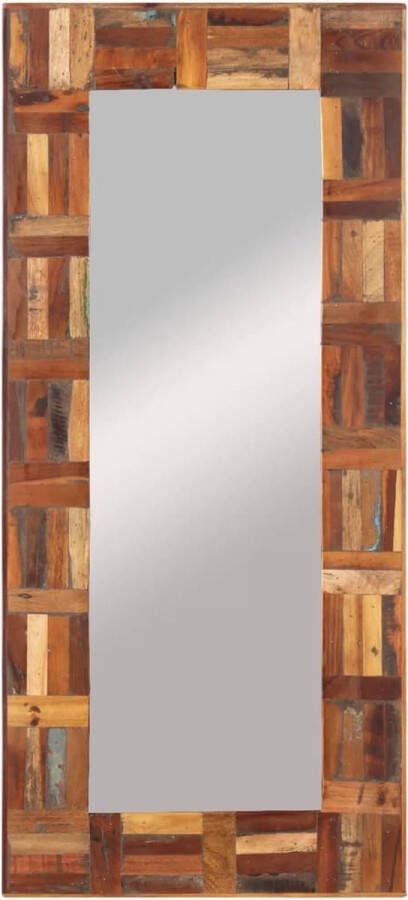 VidaXL -Wandspiegel-50x110-cm-massief-gerecycled-hout