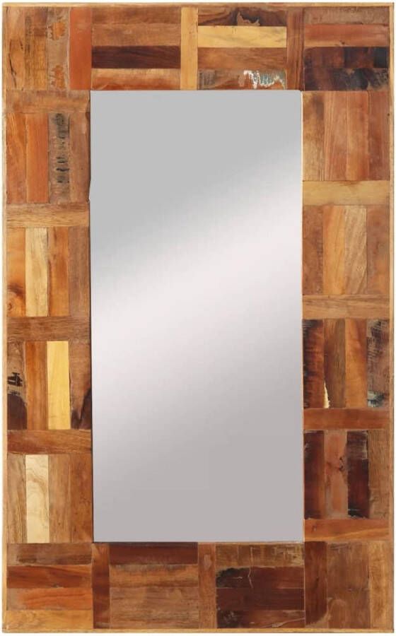 VidaXL -Wandspiegel-50x80-cm-massief-gerecycled-hout