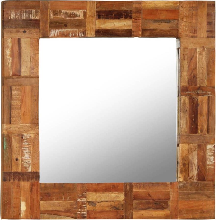 VidaXL -Wandspiegel-60x90-cm-massief-gerecycled-hout