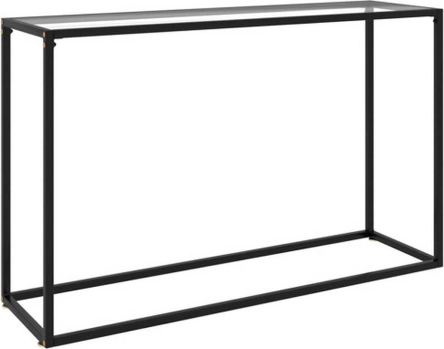 VidaXL Wandtafel 120x35x75 cm gehard glas transparant VDXL_322815