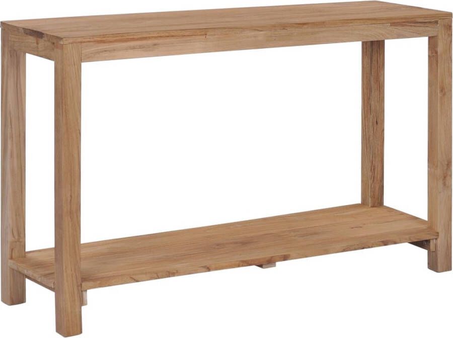 VidaXL Wandtafel 120x35x75 cm massief teakhout VDXL_282850