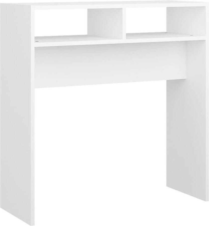 VidaXL -Wandtafel-78x30x80-cm-spaanplaat-wit