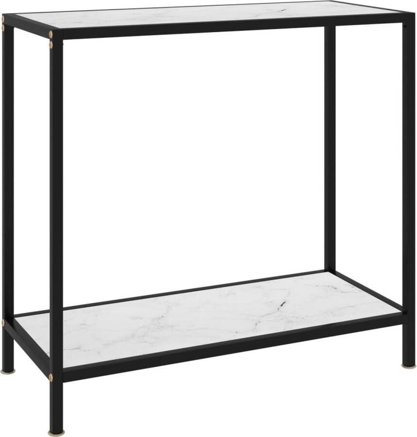 VidaXL -Wandtafel-80x35x75-cm-gehard-glas-wit