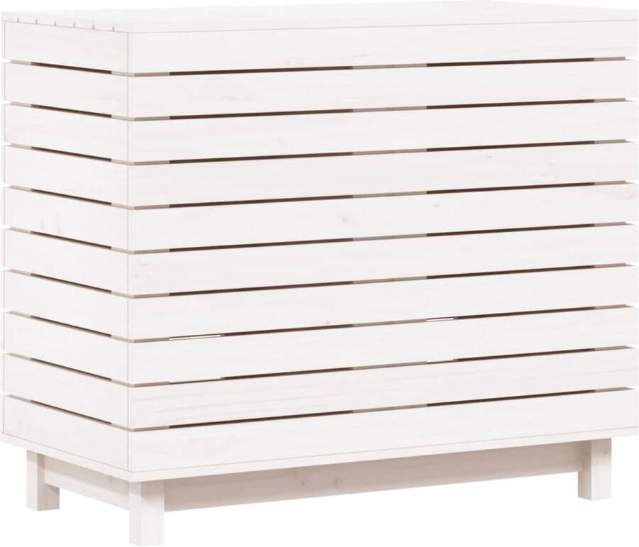 VidaXL -Wasmand-88 5x44x76-cm-massief-grenenhout-wit