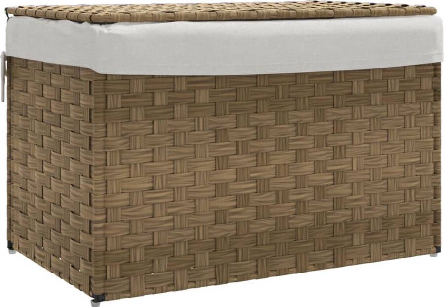 VidaXL -Wasmand-met-deksel-55 5x35x34-cm-poly-rattan