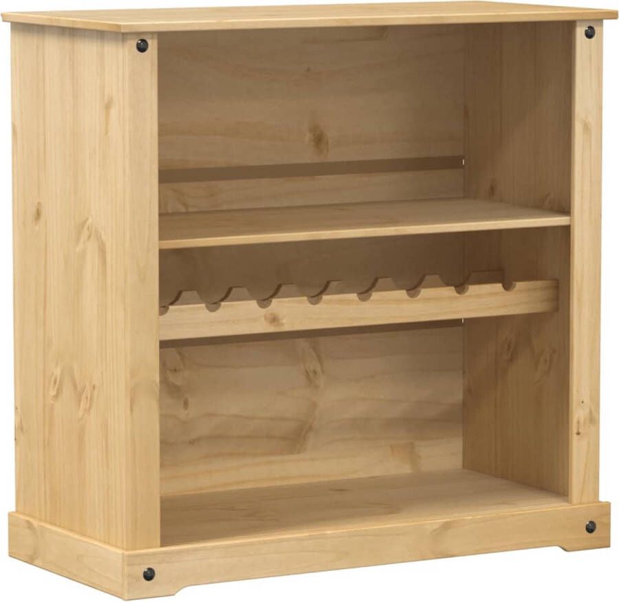 VidaXL Wijnkast Corona 107 5x51x105 5 cm massief grenenhout