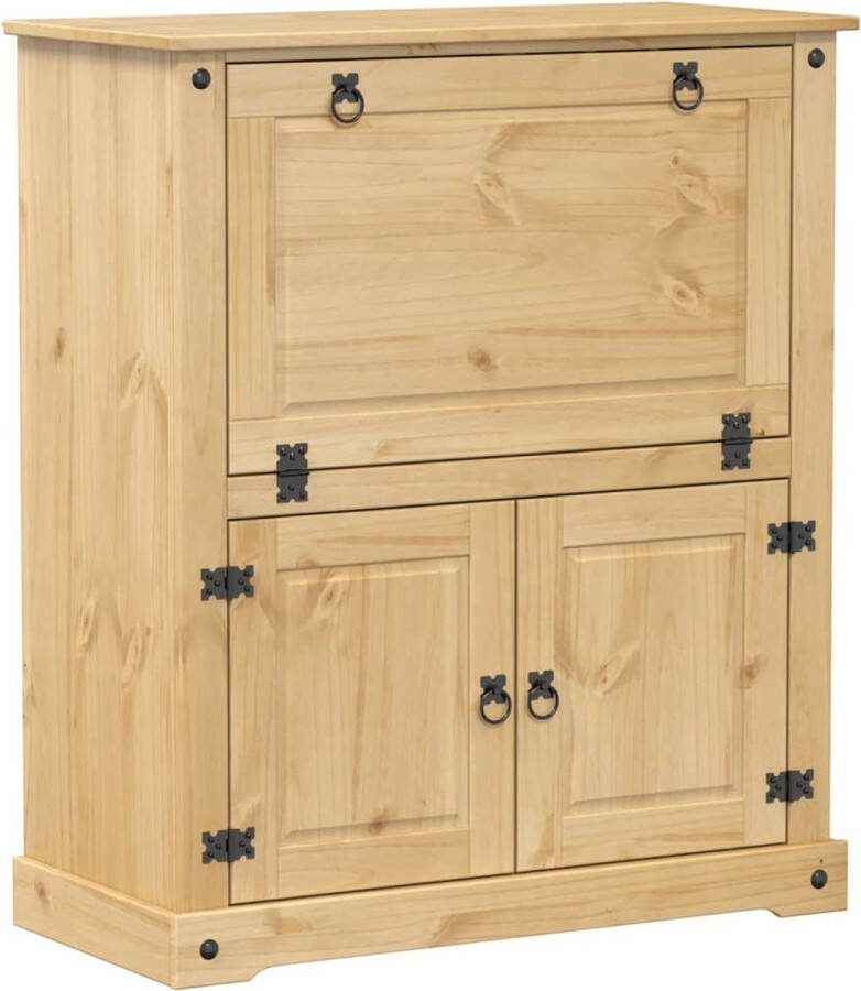 VidaXL Wijnkast Corona 97x45x114 cm massief grenenhout