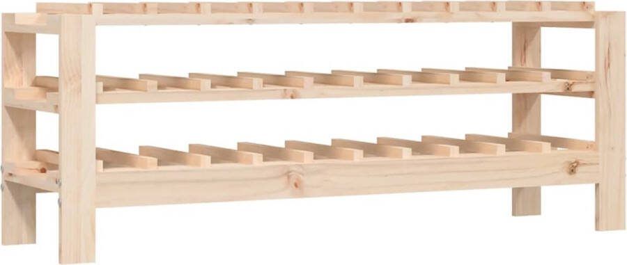 VidaXL -Wijnrek-109 5x30x42-cm-massief-grenenhout