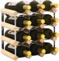VidaXL -Wijnrek-voor-12-flessen-massief-grenenhout - Thumbnail 2