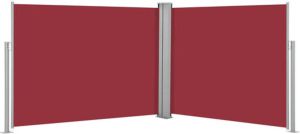 VidaXL Windscherm uittrekbaar 170x1000 cm rood