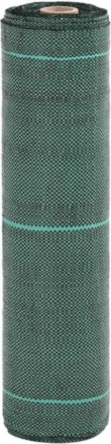 VidaXL Worteldoek 0 5x10 m polypropeen groen