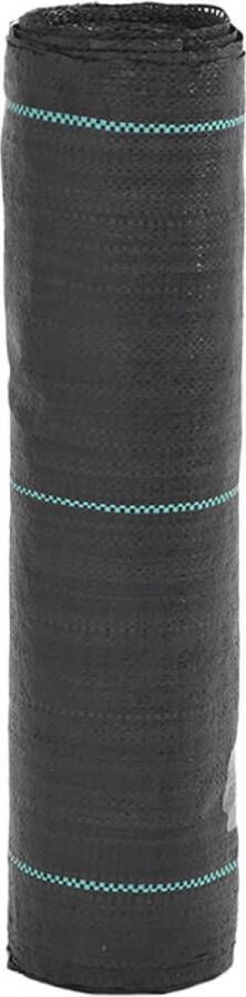 VidaXL Worteldoek 0 5x25 m polypropeen zwart