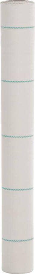 VidaXL Worteldoek 1x50 m polypropeen wit