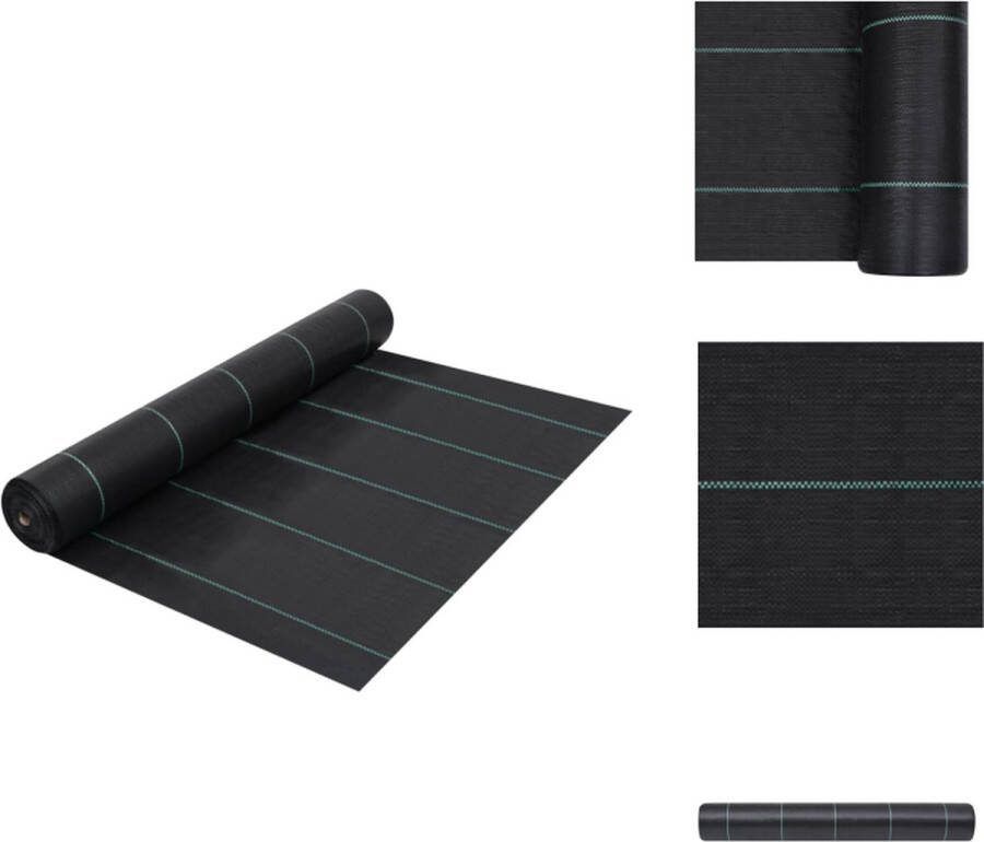 VidaXL Worteldoek Tuin 2 x 50 m 60 g m² UV-gestabiliseerd Worteldoek
