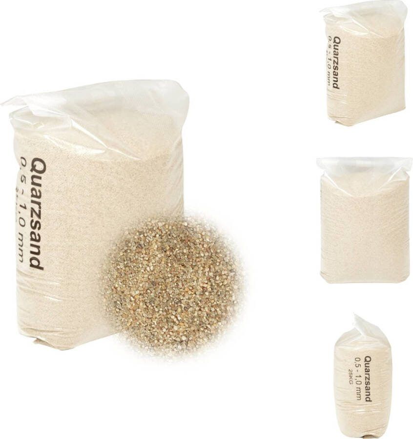 VidaXL Zand voor zwembadfilters 0.5-1.0 mm Efficiënte filtratie Zwembadfilter