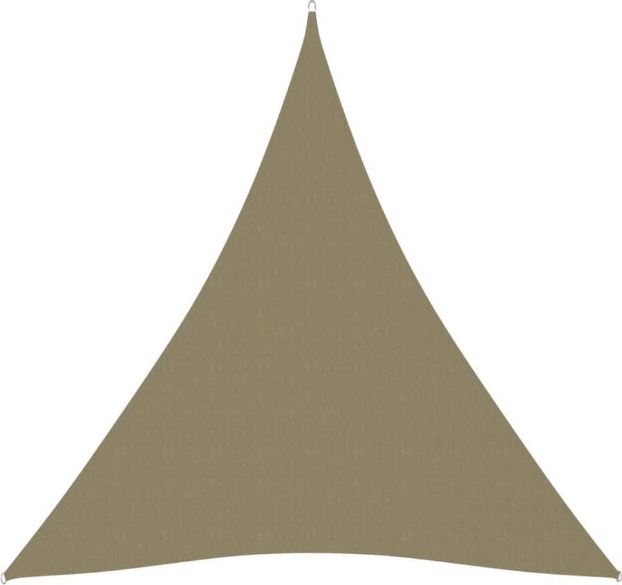 VidaXL -Zonnescherm-driehoekig-3x4x4-m-oxford-stof-beige