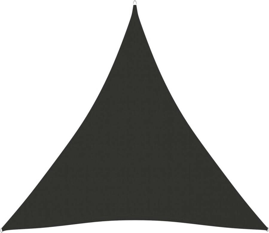 VidaXL Zonnescherm driehoekig 4.5x4.5x4.5 m oxford stof antracietkleurig