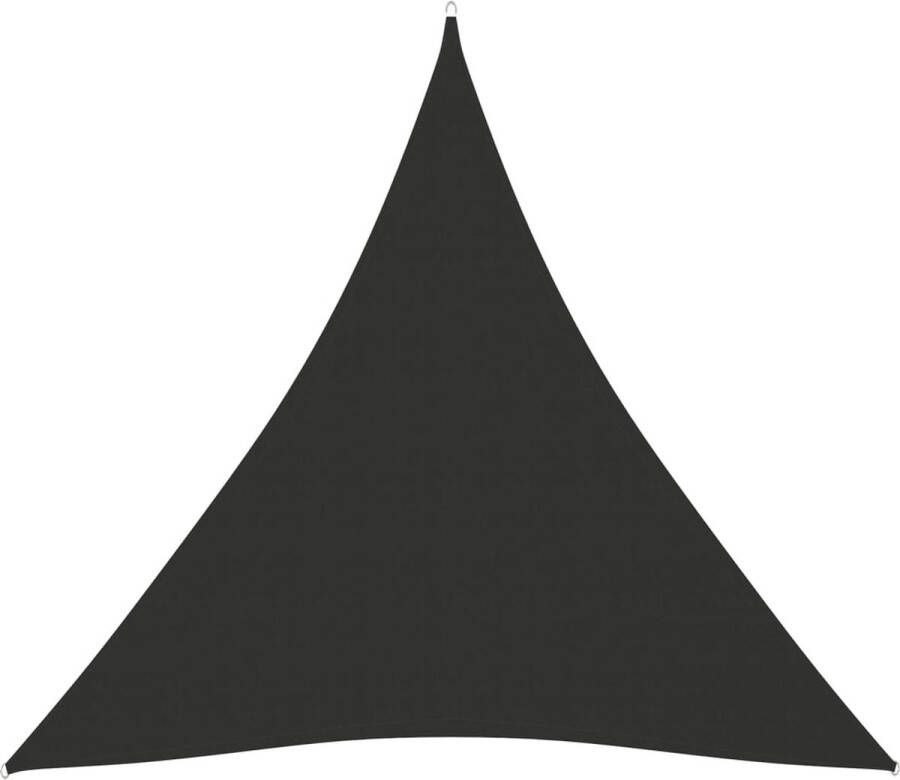 VidaXL -Zonnescherm-driehoekig-4x4x4-m-oxford-stof-antracietkleurig