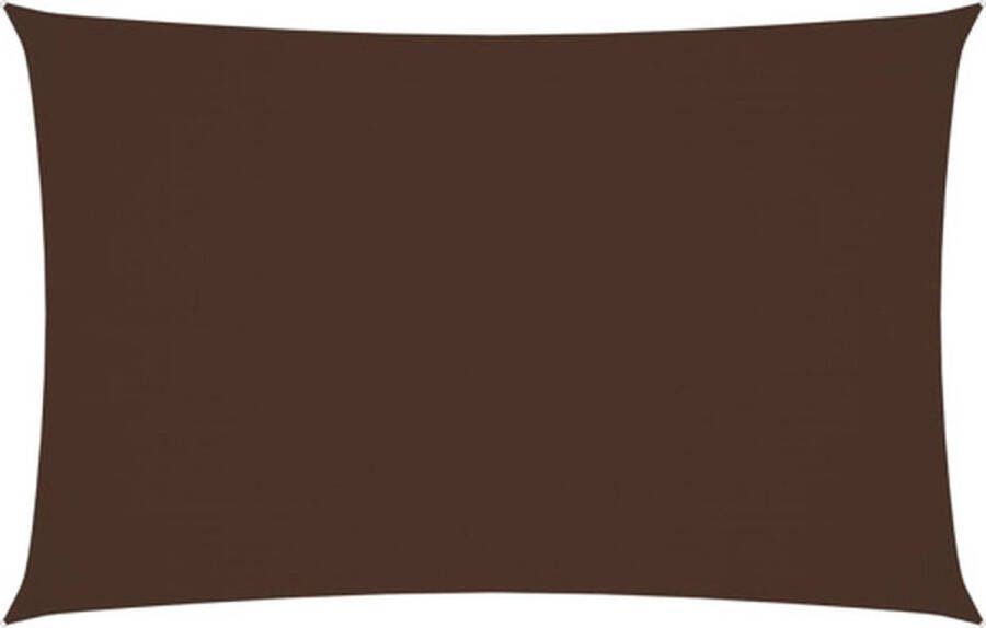 VidaXL Zonnescherm rechthoekig 2 5x5 m oxford stof bruin